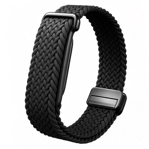 Bntenotk Braided Stretchy Magnetic Band For Google Fitbit Air Strap,Black by Bntenotk - Used condition - US$12.72