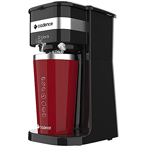 Cafeteira Elétrica Cadence O' clock com Copo Extra Black - 220V