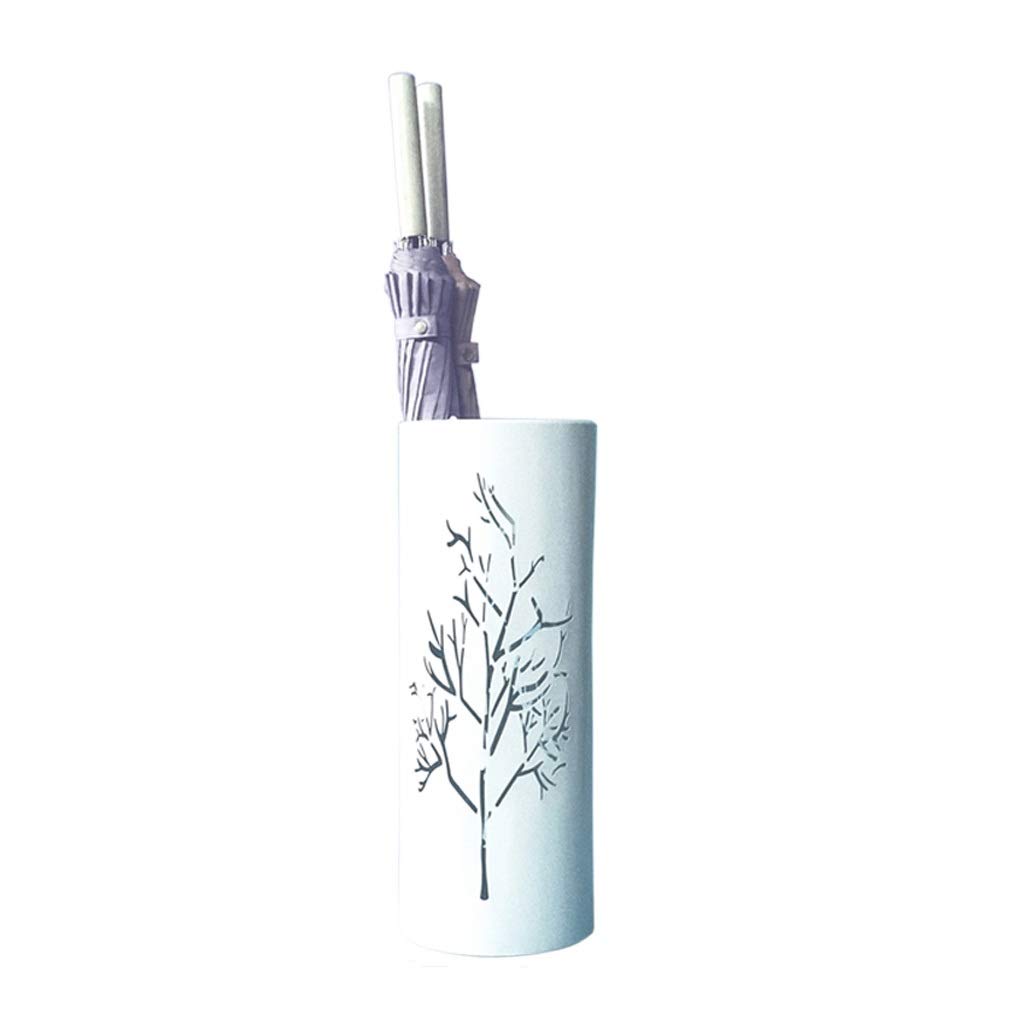 KLerDH Umbrella Stand, Wrought Carving Home Hall Metal