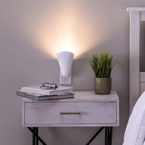 AURAGLOW Plugin GU10 Spotlight Uplighter Wall Sconce Wash Light Plug Socket Outlet Uplight Lamp - NO...