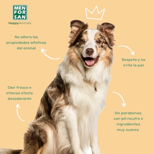 MENFORSAN Cologne für Hunde Vanille und Orange 125ml, Süßes, fruchtiges und langanhaltendes Aroma