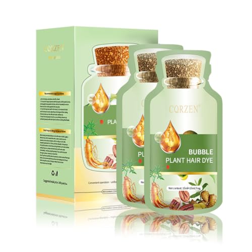 WFWJ Bubble Plant Hair Dye New Botanical Bubble Hair Dye Chestnut Brown