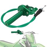 IUVWISN 7/8' 22mm Quick Twister Throttle Assembly + Throttle Cable CNC Univerdal for KLX 140 KLX300R KLX 230 KLX 250S CT200U CT200U-EX BT200X SSR 125 110 50 Dirt Pit Bike Mini Bike Green