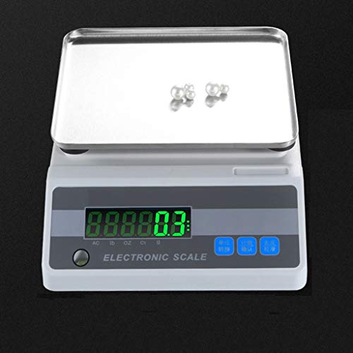 Báscula digital LCD acero inoxidable ABS 5kg miniatura 3