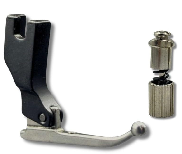 ZENITH P369 Sewing Machine Presser Foot with Quick Change Adapter, Beads and Sequins Special Foot for Industrial Fabric Crafts, High Shank Compatible with Jack f4, Juki,Zoje (P 369 + Quick Changer)-image-39