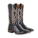 MINGG bottes de securite cuir Bottines Rétro Bottines Western Cowboy sandales romaines élégantes bottes hautes plates femme bottes blanches homme bottes d'équitation doublure de peluches(J-Noir,41)