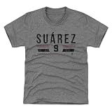 Luis Suarez Youth Shirt - Luis Suarez Miami Font (Tri Gray, 8Y Medium)