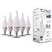 Produktbild V-TAC E14 LED Lampe, Kerzenform, 5.5W (ersetzt 40W), 3000K, Flammenspitze - 5er-Pack