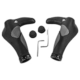 DAWOT Fahrrad-Lenkergriffe, ergonomisch, doppelt feststellbar, für Hybrid, E-Bikes...
