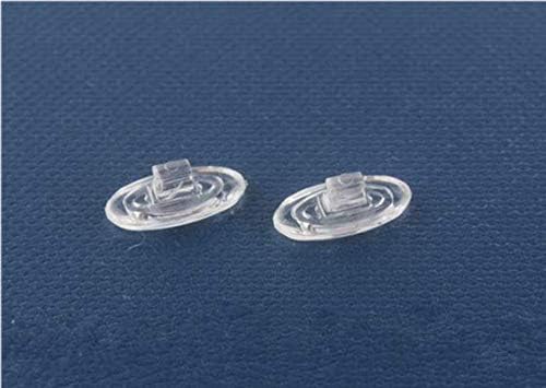 Miniatura 2 de NicelyFit Almohadillas de nariz transparentes para marcos de lentes Oakley OX5079 OX5038 OX5066 OX5088 OX3102 OX5040 OX5042 etc transparente 2 pares