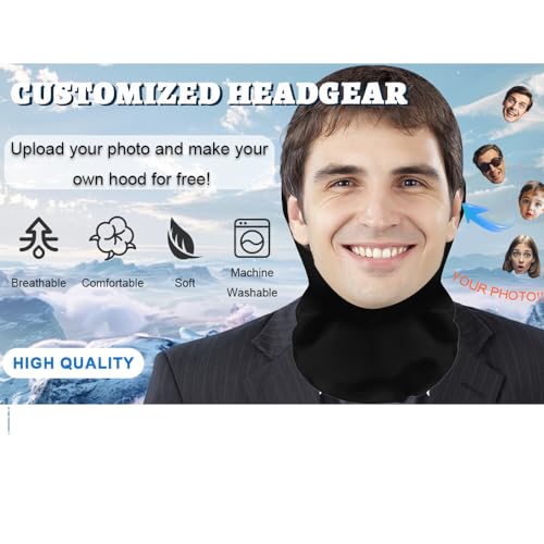 Personalized 3D Printed Face Mask - Custom Lifelike Replica & Reusable Mesh Face Covering | Halloween Novelty Hood, Prank Masks, Unique Gift - Image 6