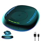PRITOK Undetectable Mouse Mover: Adjustable Timer Mouse Jiggler: Movement to Prevent Computer from Sleeping, Random Move Mechanical Turntable Pad for Wired for Home Office Laptop (122×132×32mm)