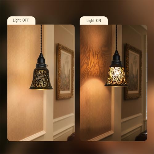 Image of 4 pack ceiling fan light covers- small mini lamp shades,metal lamp shade for pendant light shade, wall lamp, with 1-5 /8 inch Fitter, 4-3 /4 inch Height and 4-3 /4 inch Diameter, Antique bronze gold starfish colors.
