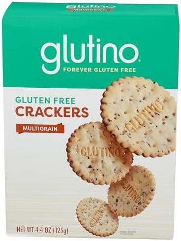 Glutino Gluten Free Crackers, Premium Rounds, Balanced Flavor, Multigrain, 4.4 Ounce