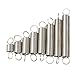 Bclla Zkenyao-Spring Wire Dia 1.0mm 304 Stainless Steel Dual Hook Small Tension Spring Hardware Accessories Outer Dia 12mm Length 40-100mm, 2Pcs, More Durable (Length : 60mm)