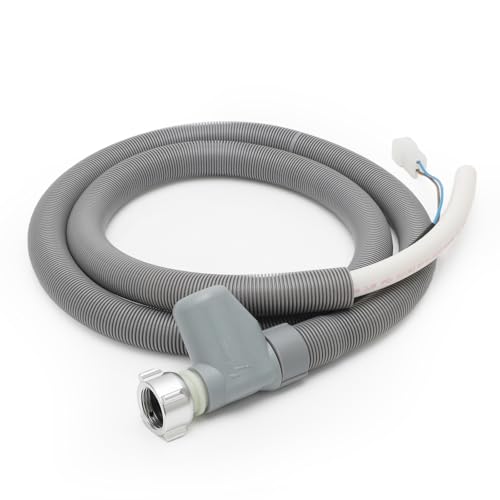 Tuyau d'arrivée d'eau Aquastop 1,8 m Universel pour Lave-vaisselle Lave-linge Compatible avec Miele Bosch Siemens AEG Electrolux Zanussi Beko LG Samsung 10499862 7638500 7638501