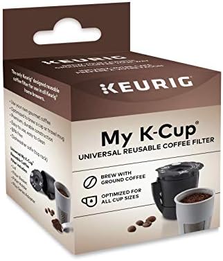Keurig My K-Cup Reusable K-Cup Pod Coffee Filter, Compatible with All 2.0 Keurig K-Cup Pod Coffee Makers, 1 Count, Black