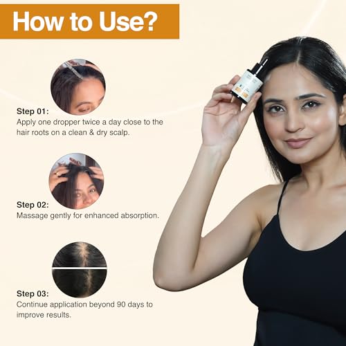 Nourish Mantra Advanced Hair Growth Serum With Rosemary Oil| To Increase Hair Growth, Reduce Hair Fall, Improve Hair Density | Enriched with Rosemary & Redensyl | For Men & Women | 25ml