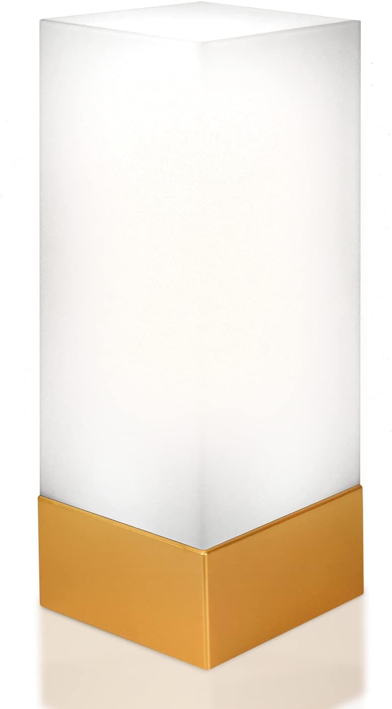 MAMILO Enlighten Kosher Lamp for Shabbos & Yom Tov, Shabbat Permissible Led Light (Gold Base 5000K)