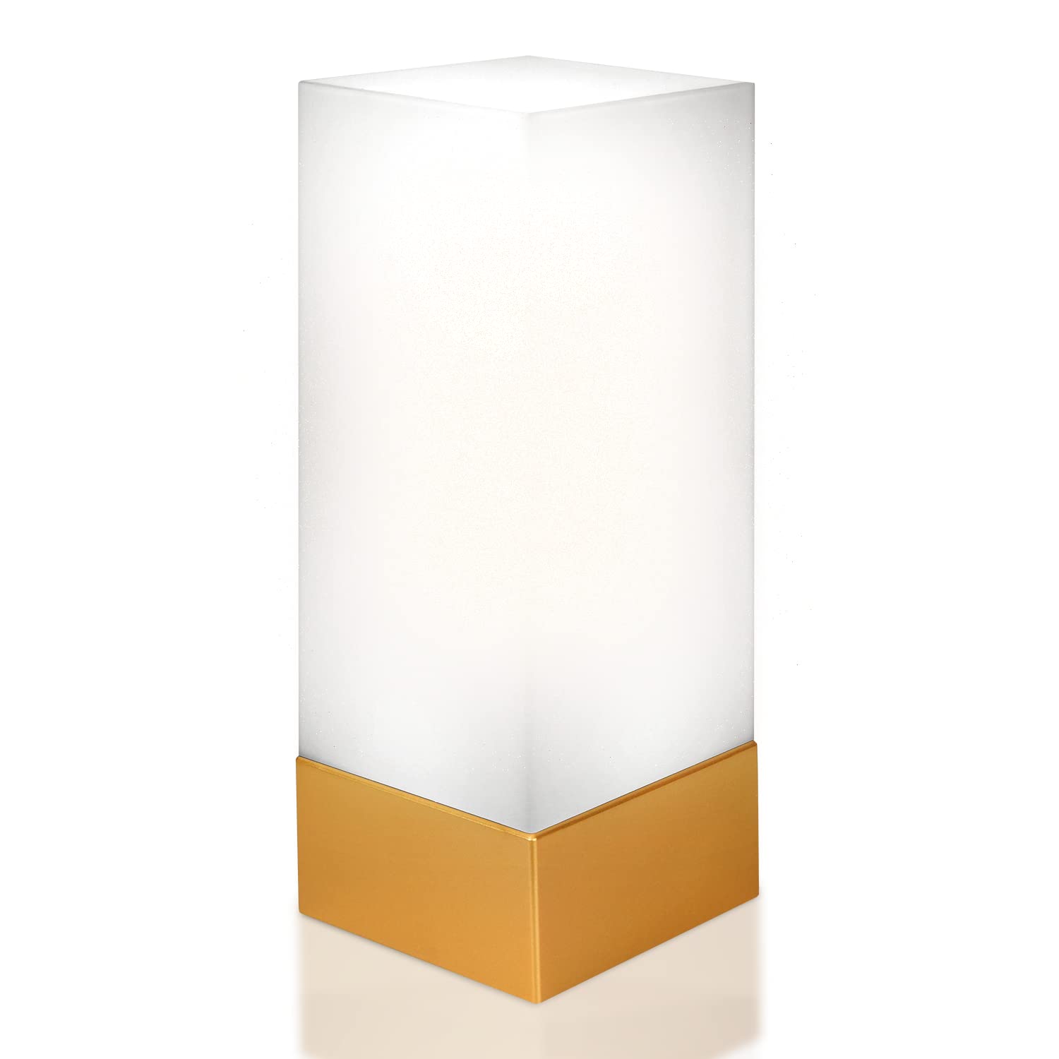 MAMILO Enlighten Kosher Lamp for Shabbos & Yom Tov, Shabbat Permissible Led Light (Gold Base 5000K)