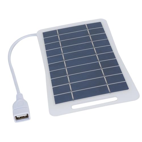 Mini Panel Solar Plegable, Cargador de Panel Solar USB para Teléfonos Inteligentes, Tabletas, Cámara