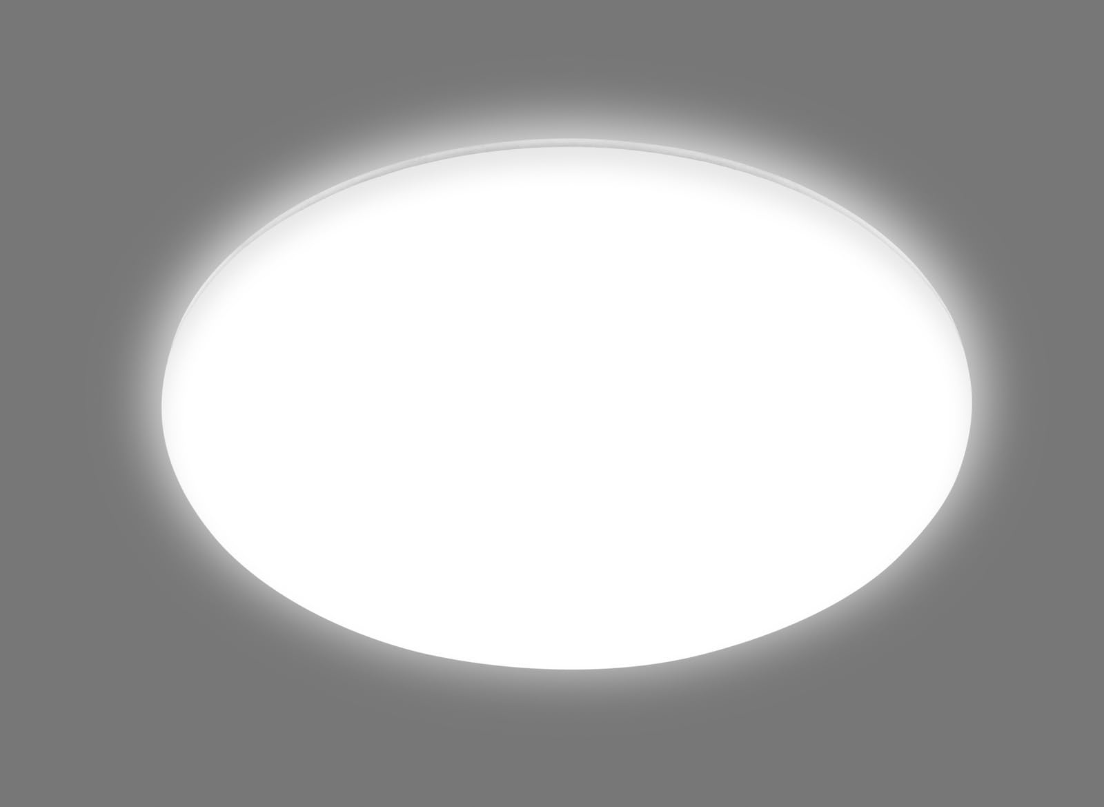 BRILONER - Plafonnier LED pour salle de bain avec lumière indirecte, protection contre la poussière et les éclaboussures, blanc neutre, panneau LED, cuisine, lampe pour pièce humide, 35x5,5 cm