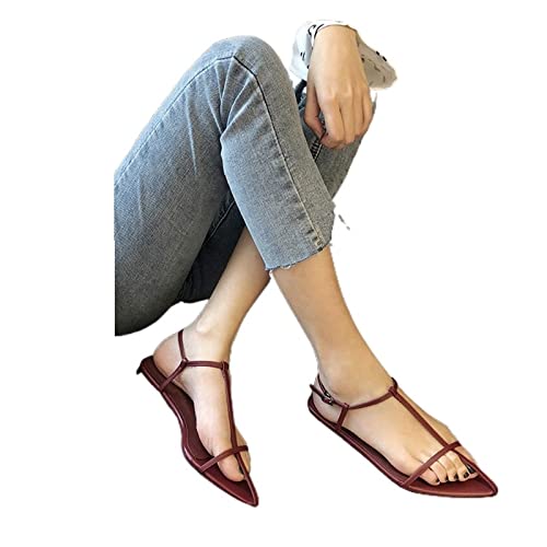 Sandales pointues à talons hauts pour femme avec boucle cheville en taille 36.5