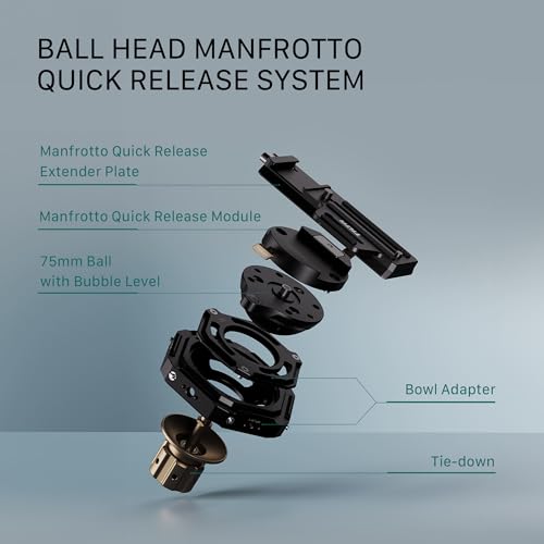 Tilta Hydra Articulating Car Mounting System | Supports 75mm & 100mm Tripod Heads | Heavy Duty | Mount via Manfrotto & Arca | Optional Electronic Suction Cups | Stable & Secure by Tilta - Image 6