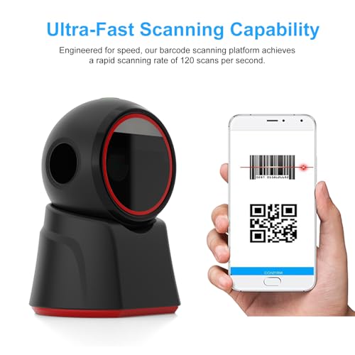 Scanner de comptoir QR code 2D pour encaissement en magasin fluide