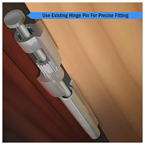 Nuk3y Door Saver 3 III Hinge Pin Stop for Residential Doors Fits All 3