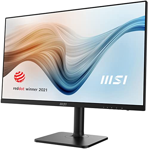 Image of MSI PRO MP243XW 23.8 Inch 1920 X 1080 Full HD LCD Monitor: 100Hz High Refresh Rate, Crisp Visuals, Ergonomic Design, Blue Light Reduction, Seamless Connectivity, White