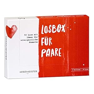 Losbox für Paare I Das Paar-Geschenk für unvergessliche Momente I 50 Lose mit Ideen für Spiel, Spaß & viel Liebe I…