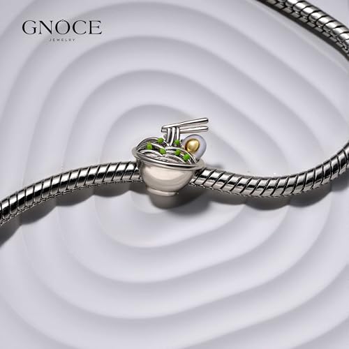Image of GNOCE Food Themed Charm Beads Fit Charm Bracelet Necklace for Women