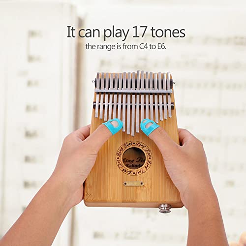 Kcivsou Kalimba en Bois à 17 Touches, 17 Touches en Bois Kalimba Mbira Thumb Piano Finger Speaker Musical Pickup… - Les Beatles, Paul McCartney, John Lennon, RIngo Starr, George Harrison Kcivsou Kalimba en Bois à 17 Touches, 17 Touches en Bois Kalimba Mbira Thumb Piano Finger Speaker Musical Pickup… – Image 6
