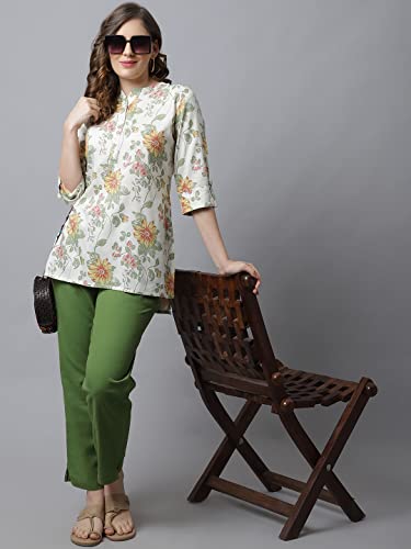 Image of Pistaa's Women's Viscose Relaxed Fit Short Kurti