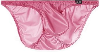 Melody Mens Underwear Ice Silk Bluge Pouch Boxer Briefs Upturned Stretchy Sheer Underpants