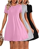 Huukeay 3 Pack Women Casual T Shirt...
