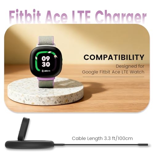 Cargador para Fitbit Ace LTE soporte magnético con cable de 1 metro 2