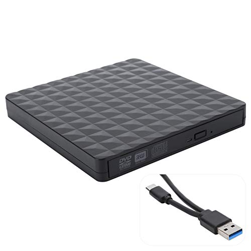 Graveur DVD portable ultra-fin finition diamant lecteur CD externe USB C haute vitesse