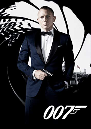 Spectre #7   Póster de película de espías sin marco, tamaño A4, película de James Bond, famoso Daniel Craig Actor 007, imagen de hombre guapo para dormitorio, obra de arte para decoración de pared