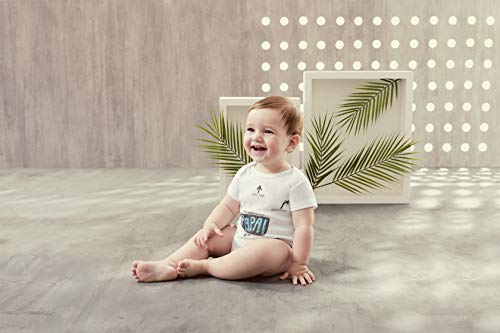 Body Manga Curta em Ribana, Quimby, bebê-meninos, Branco, M