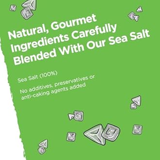 Cornish Sea Salt - Flaky Sea Salt - Rich in Minerals, Hand Harvested in Celtic Waters, Michelin Starred Chef Approved - Spices for Cooking, Kitchen Accessories - 4 x 50g