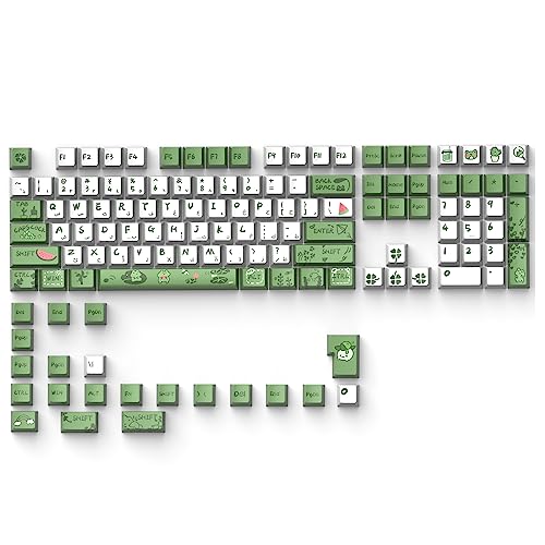 Keycaps dessin animé grenouille pour personnaliser votre espace informatique de bureau