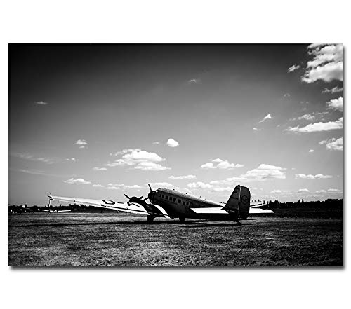 Poster/Leinwand - Tante Ju - Junkers JU 52 Flugzeug Dessau Hugo Junkers (Poster A3 (29,7 x 42 cm)) Cover