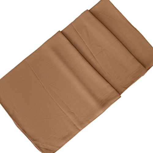 LMVERNA Solid Color Bubble Chiffon Scarf for Women Fashion Soft Hijab Long Scarfs Wrap Scarves