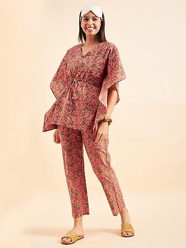 Image of Sweet Dreams Women Printed Pyjama Set