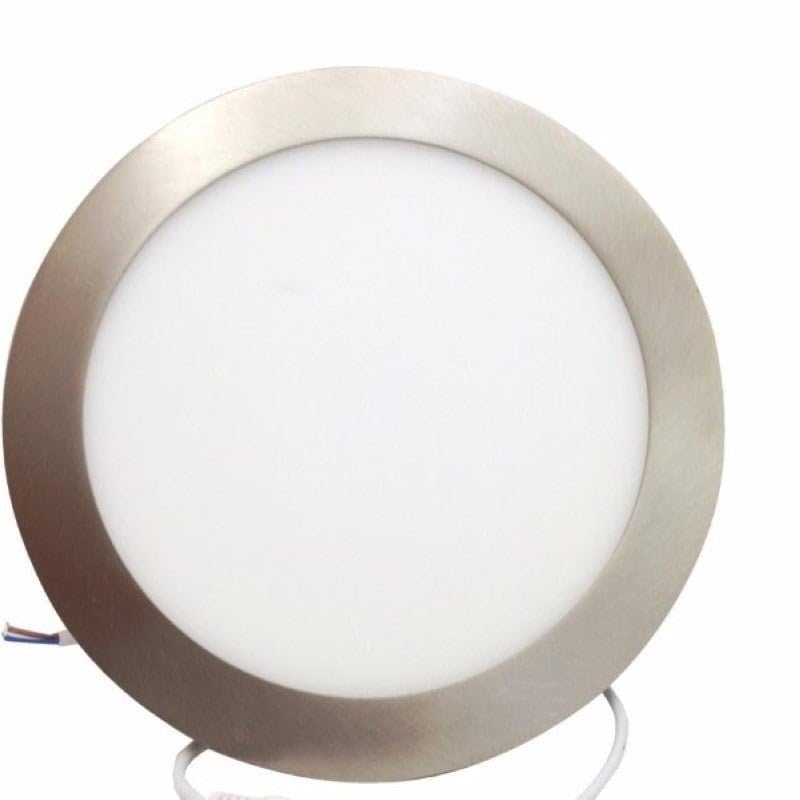 SILAMP Spot LED Encastrable Rond ALU 12W Pack de 5 Blanc Neutre 4000K-5500K