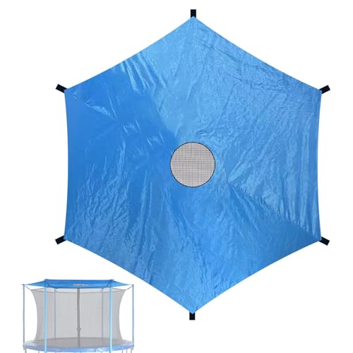Cubierta de sombra para cama elástica, cubierta impermeable para trampolín Oxford, cubierta de tienda de campaña, toldo de protección solar, fácil de instalar, cubierta protectora anti-UV para