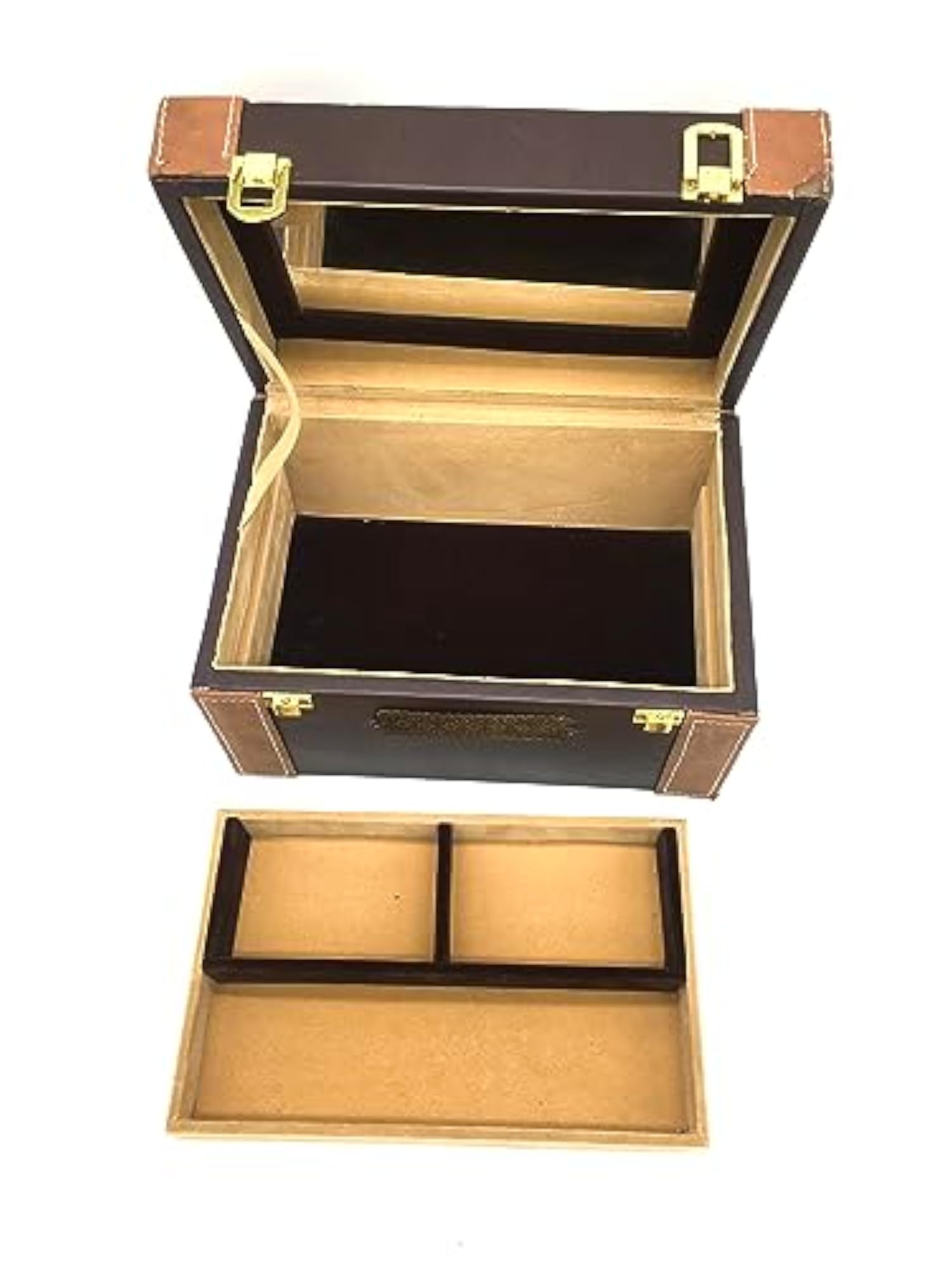 Royal PU Leather Jewelry Organizer for Women