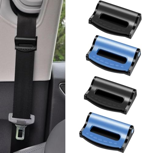 Universal Car Seat Belt Adjuster Clip - Comfortable Seatbelt Locking Clip & Stopper for Secure Fit Shoulder Strap Cover